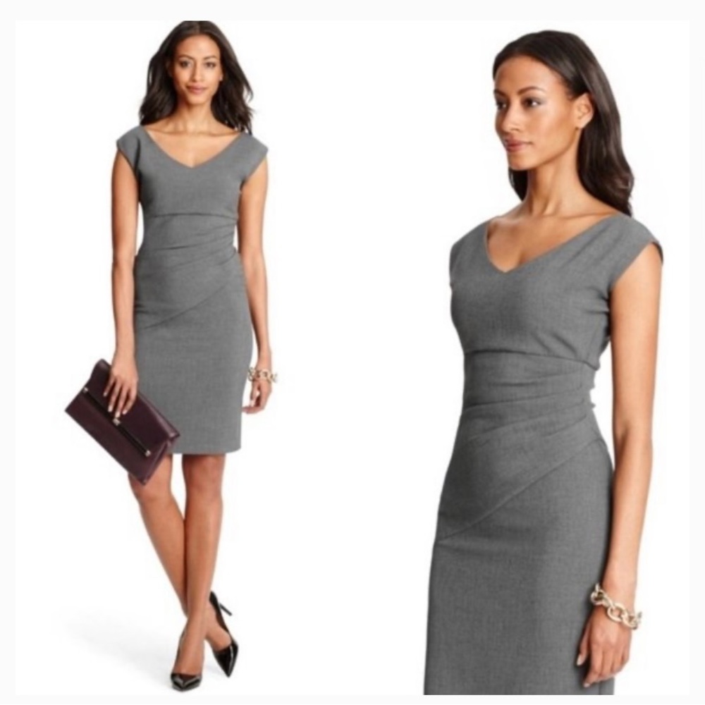 Diane von Fürstenberg Belvin, dress in gray